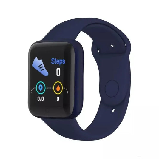 Smart Watch Boys and Girls Fitness Sports Bracelet Calorie Health Monitor Bluetooth Connected Y68 Smart Watch For Android 10S Plus D20